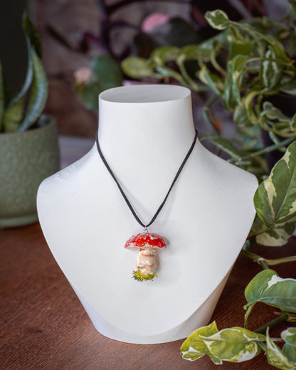 Fliegenpilz Amanita muscaria rot | Halskette