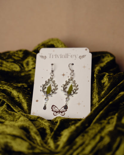 Fern Rush gold/silber | Ohrringe