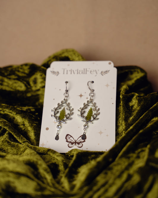 Fern Rush gold/silber | Ohrringe