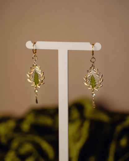 Fern Rush gold/silber | Ohrringe