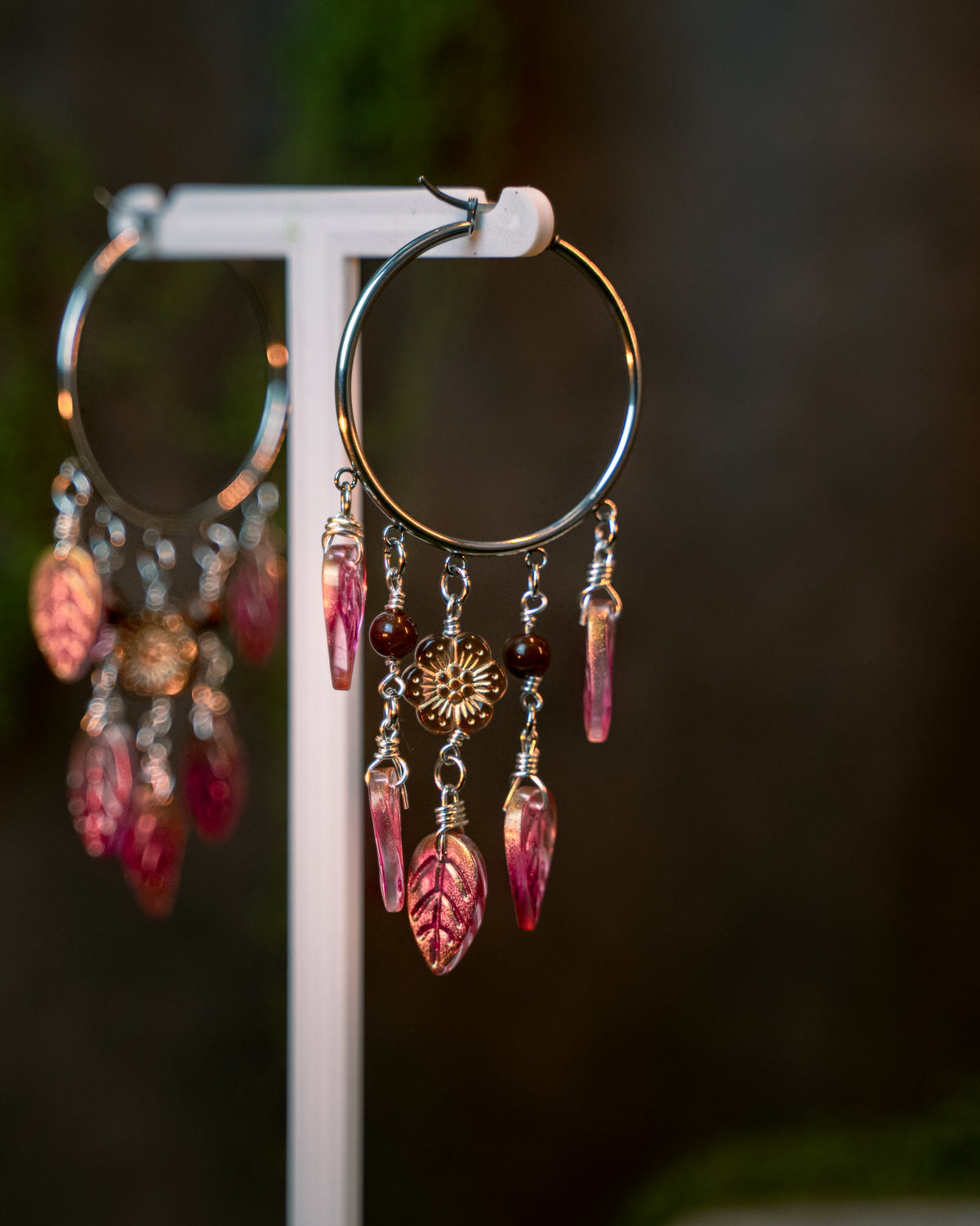 Pink Leaves | Ohrringe | TRIVIALFEY