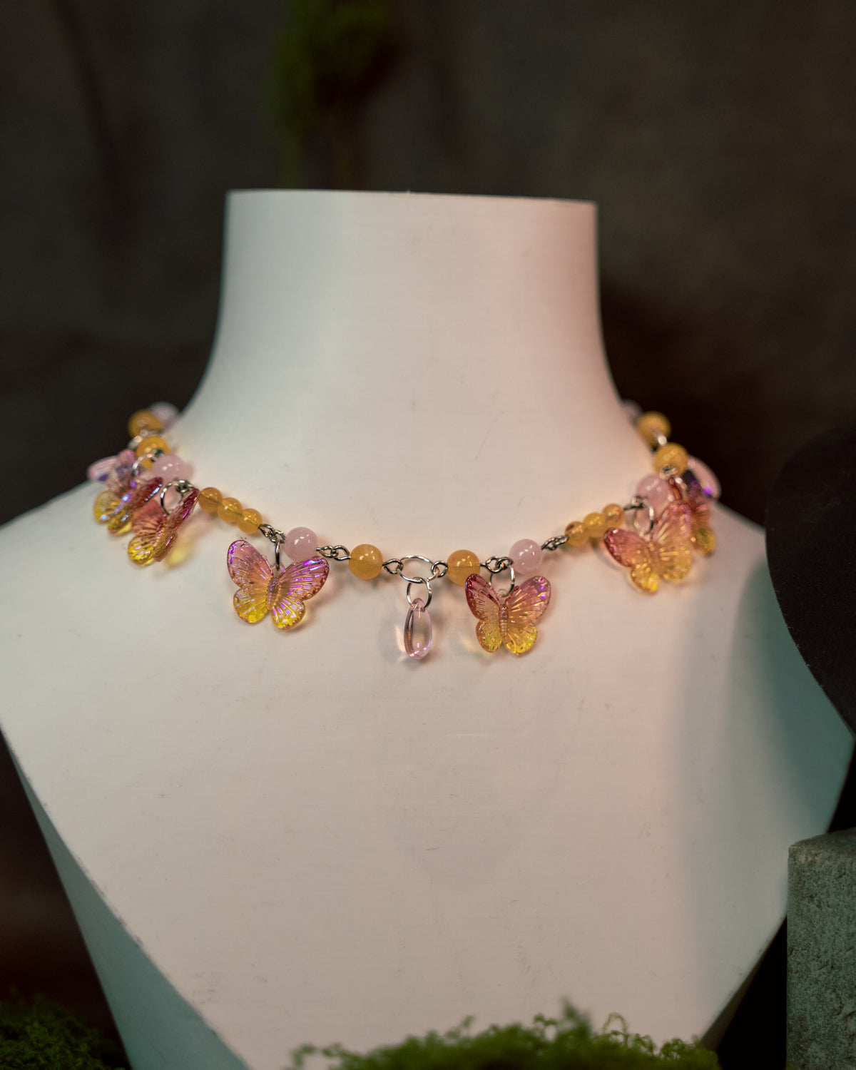 Red Fly Agaric Amanita muscaria Necklace
