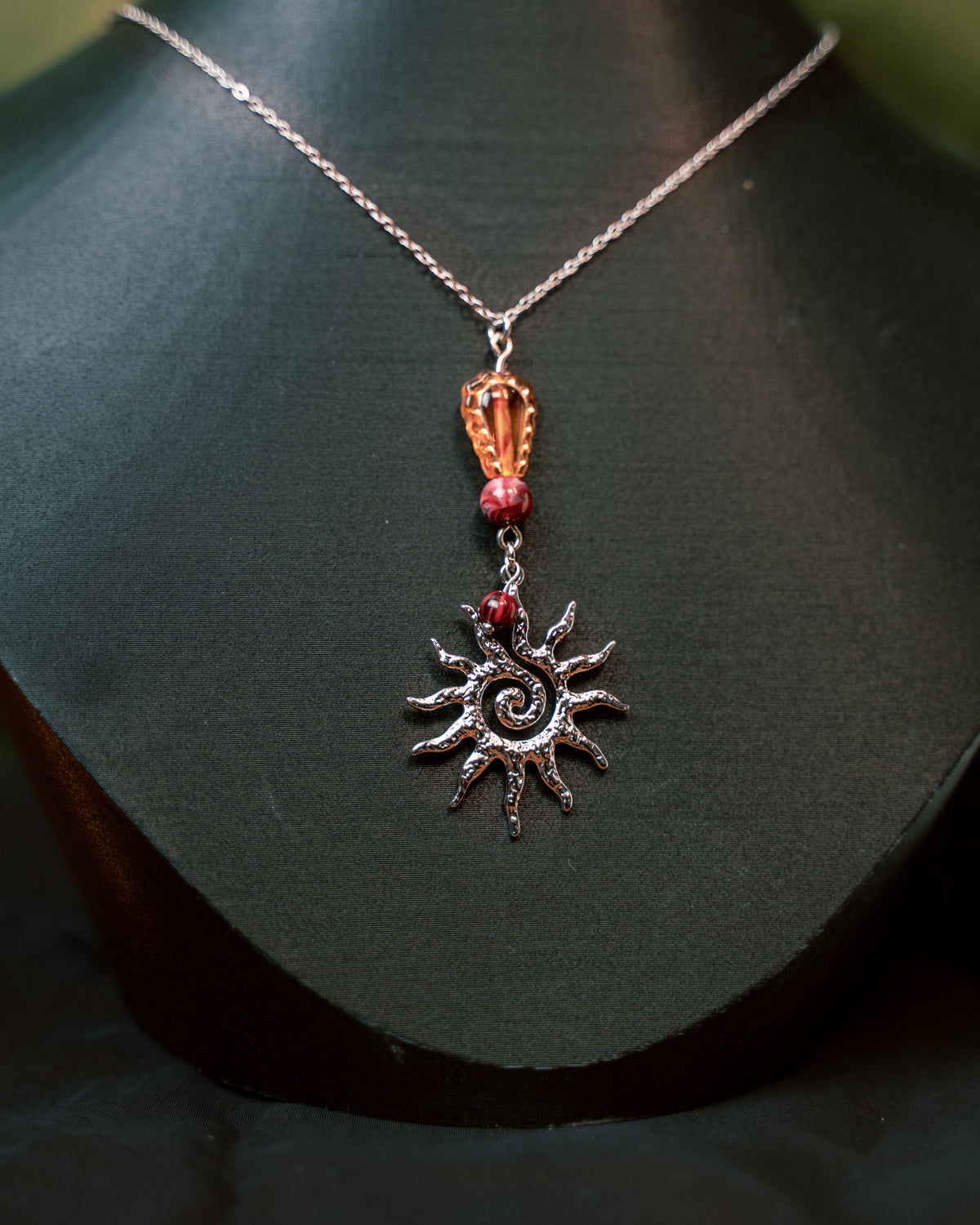 Red Fly Agaric Amanita muscaria Necklace
