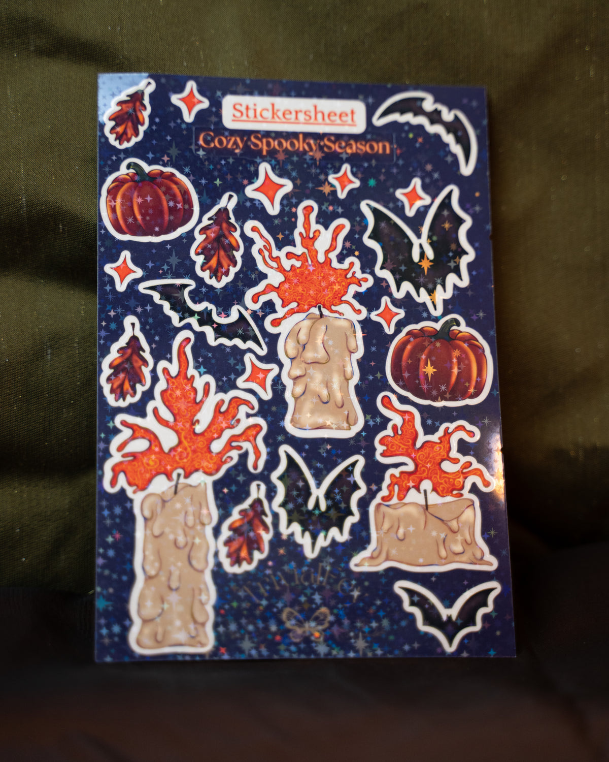 Cozy Spooky Season | Vinyl Stickersheet