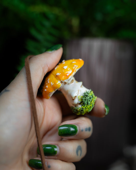 Fliegenpilz Amanita muscaria gelb | Halskette