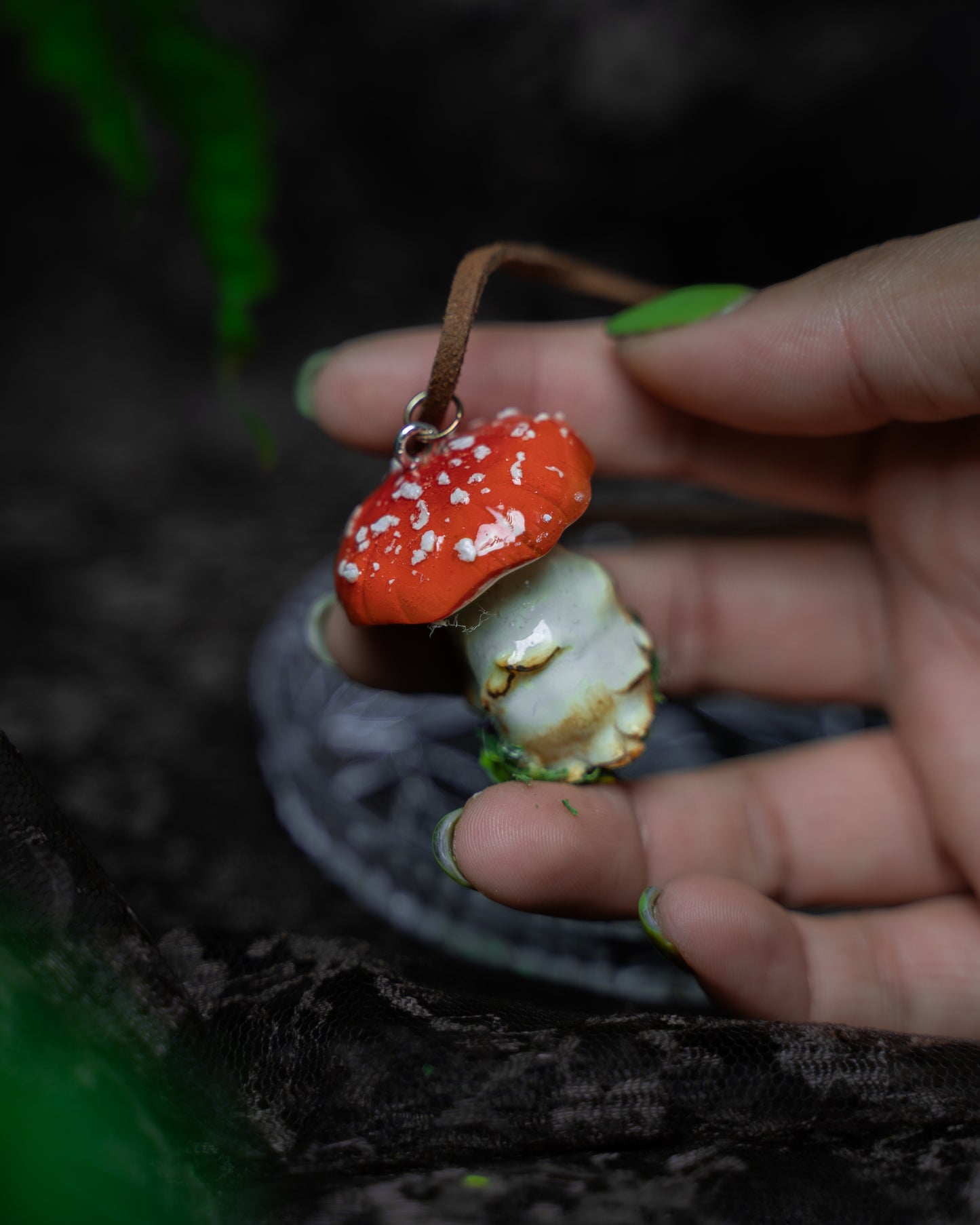 Fliegenpilz Amanita muscaria rot | Halskette