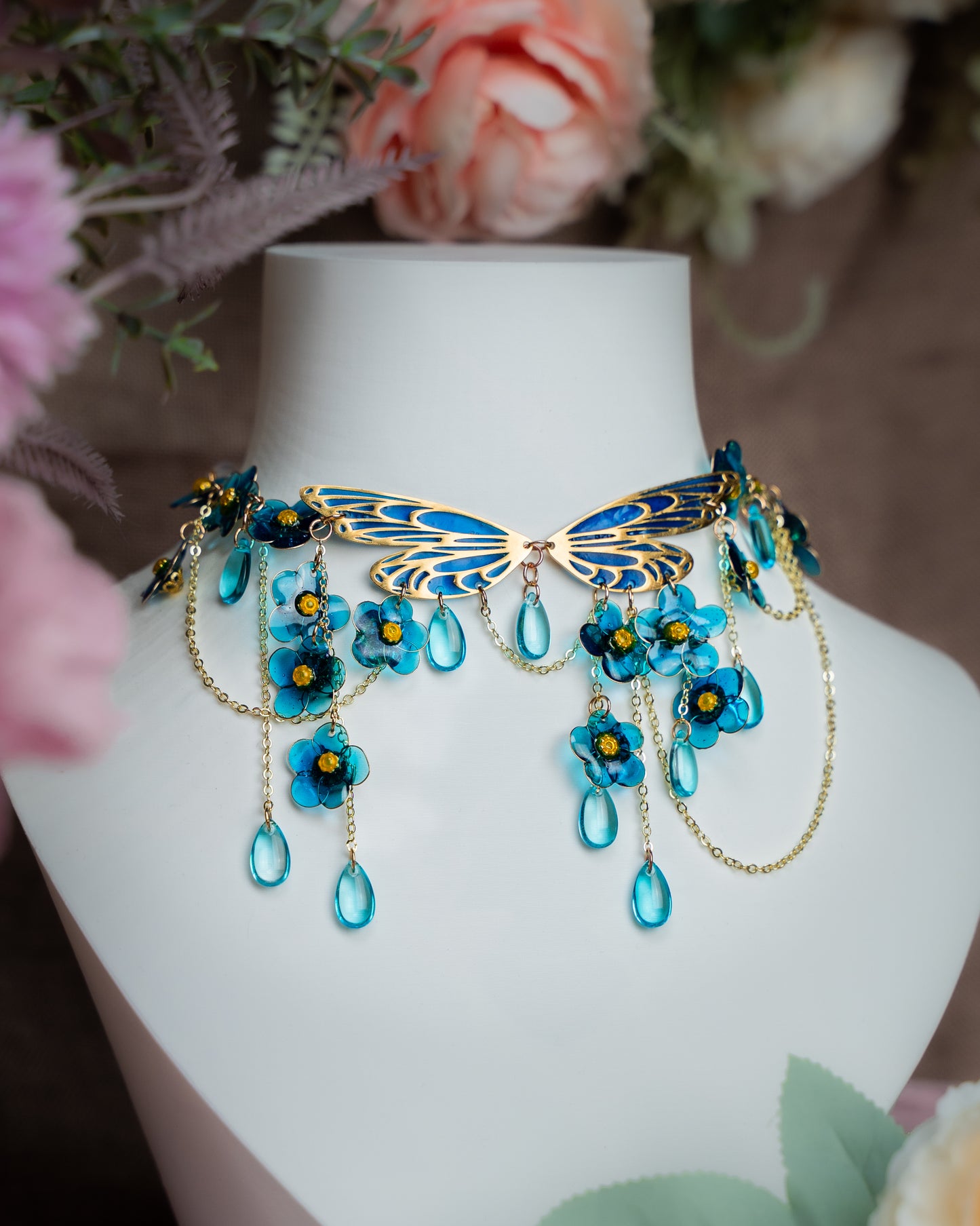 Vergissmeinnicht Tears | Halskette