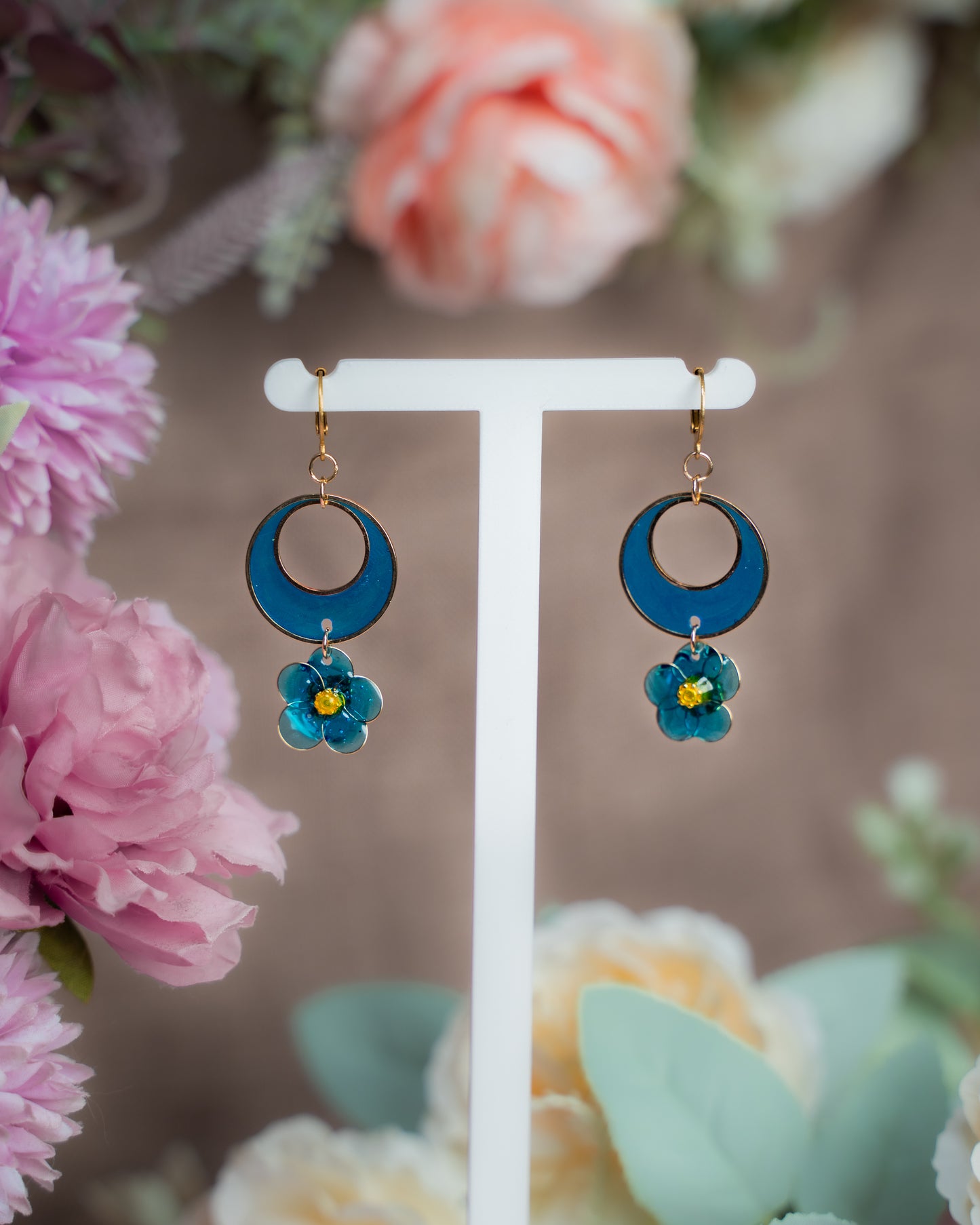 Vergissmeinnicht Moon | Ohrringe