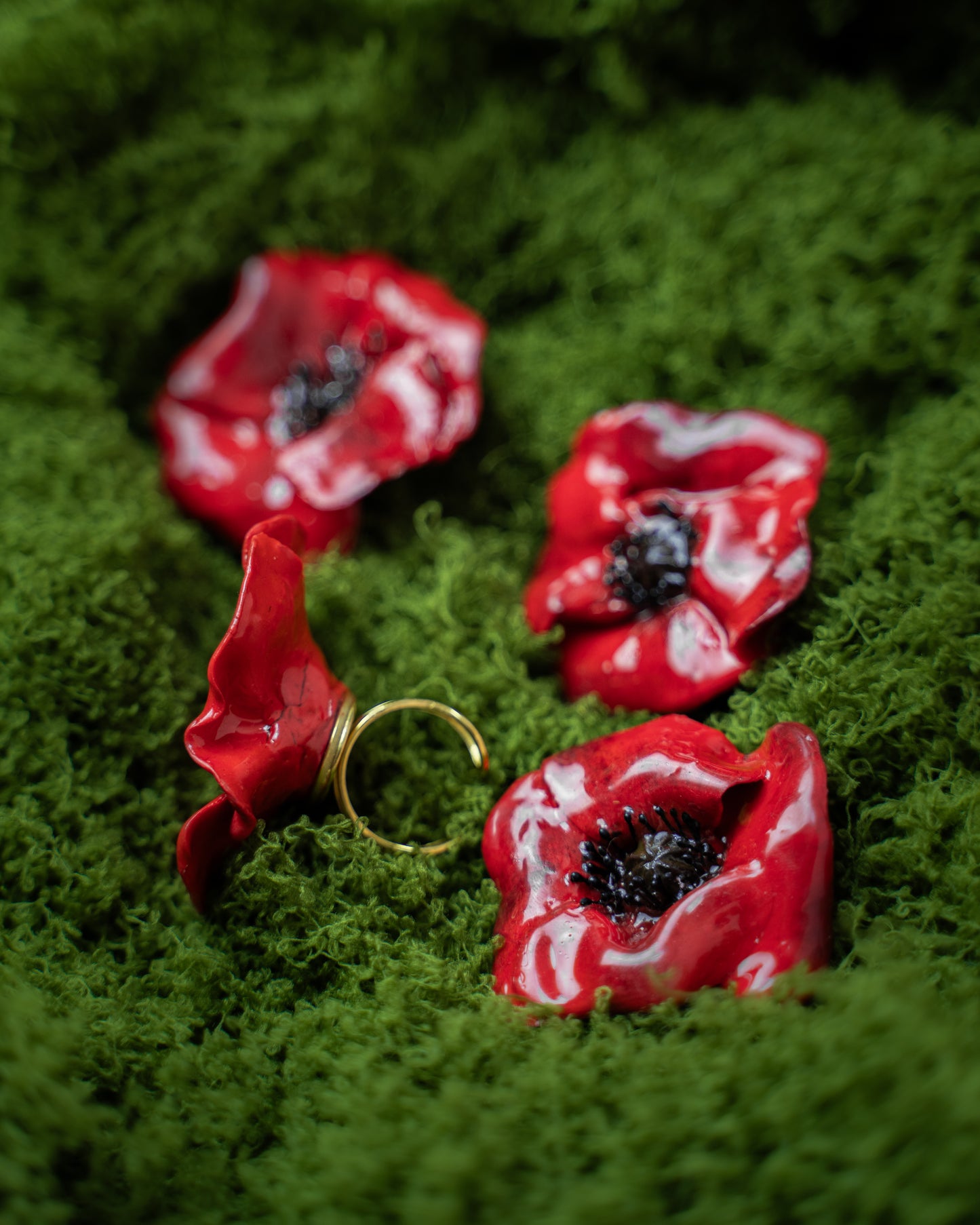 Poppy Mohnblume | Ring