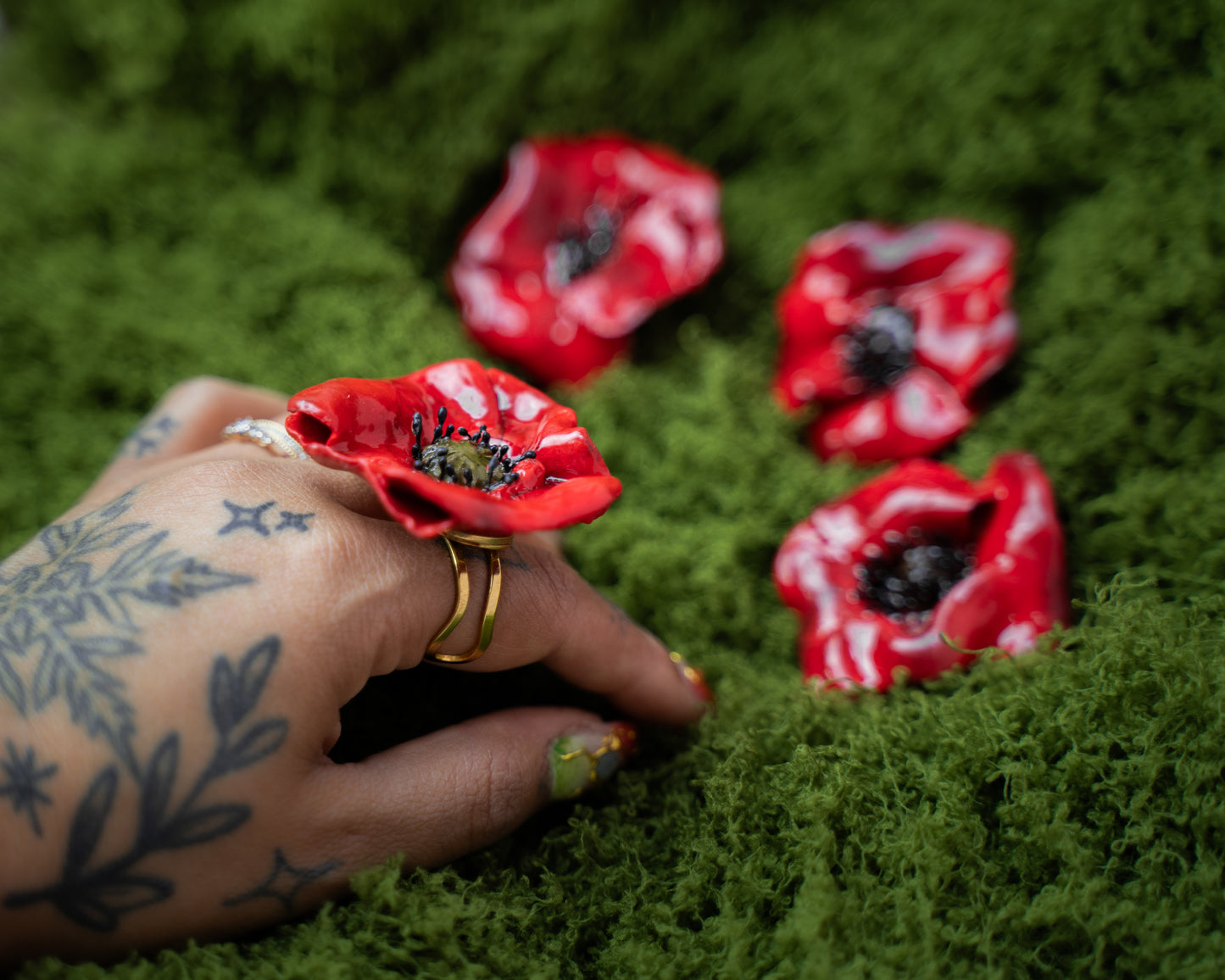 Poppy Mohnblume | Ring