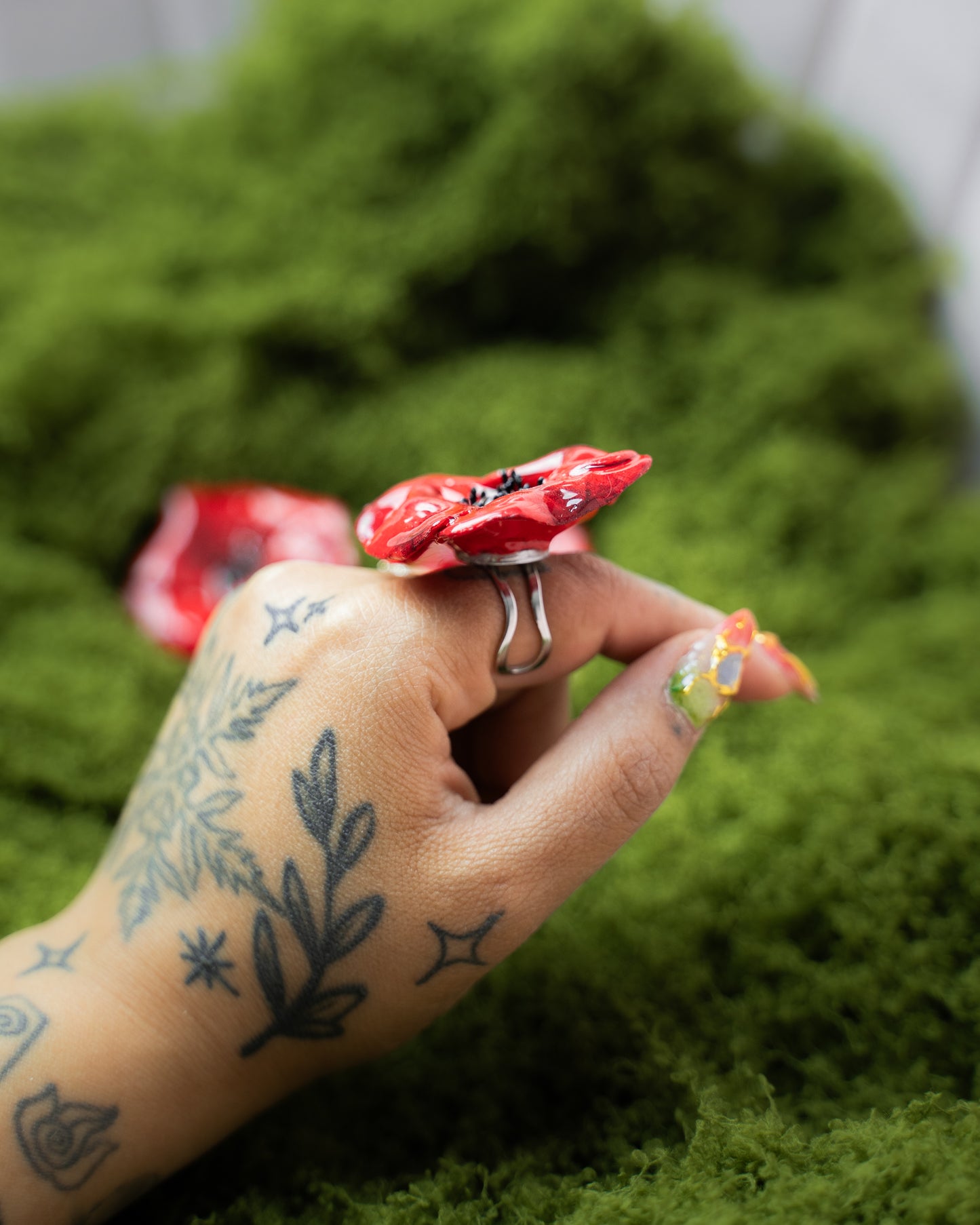 Poppy Mohnblume | Ring