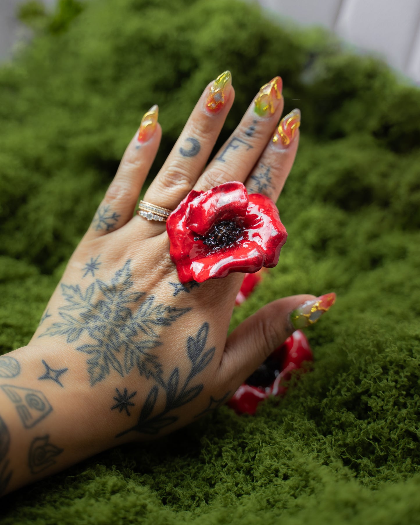 Poppy Mohnblume | Ring