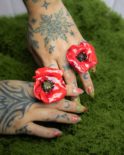Poppy Mohnblume | Ring