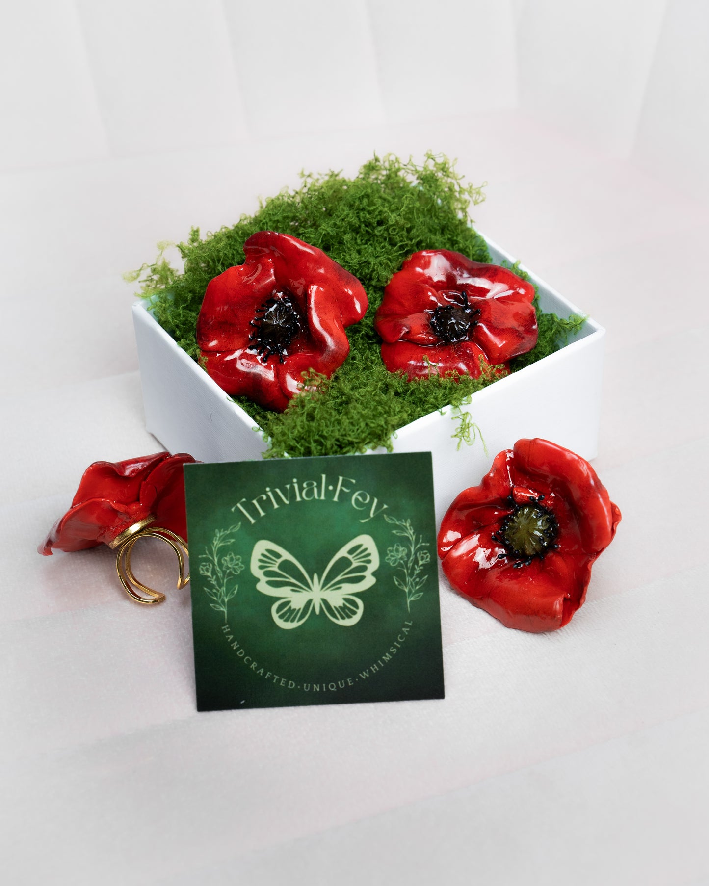 Poppy Mohnblume | Ring