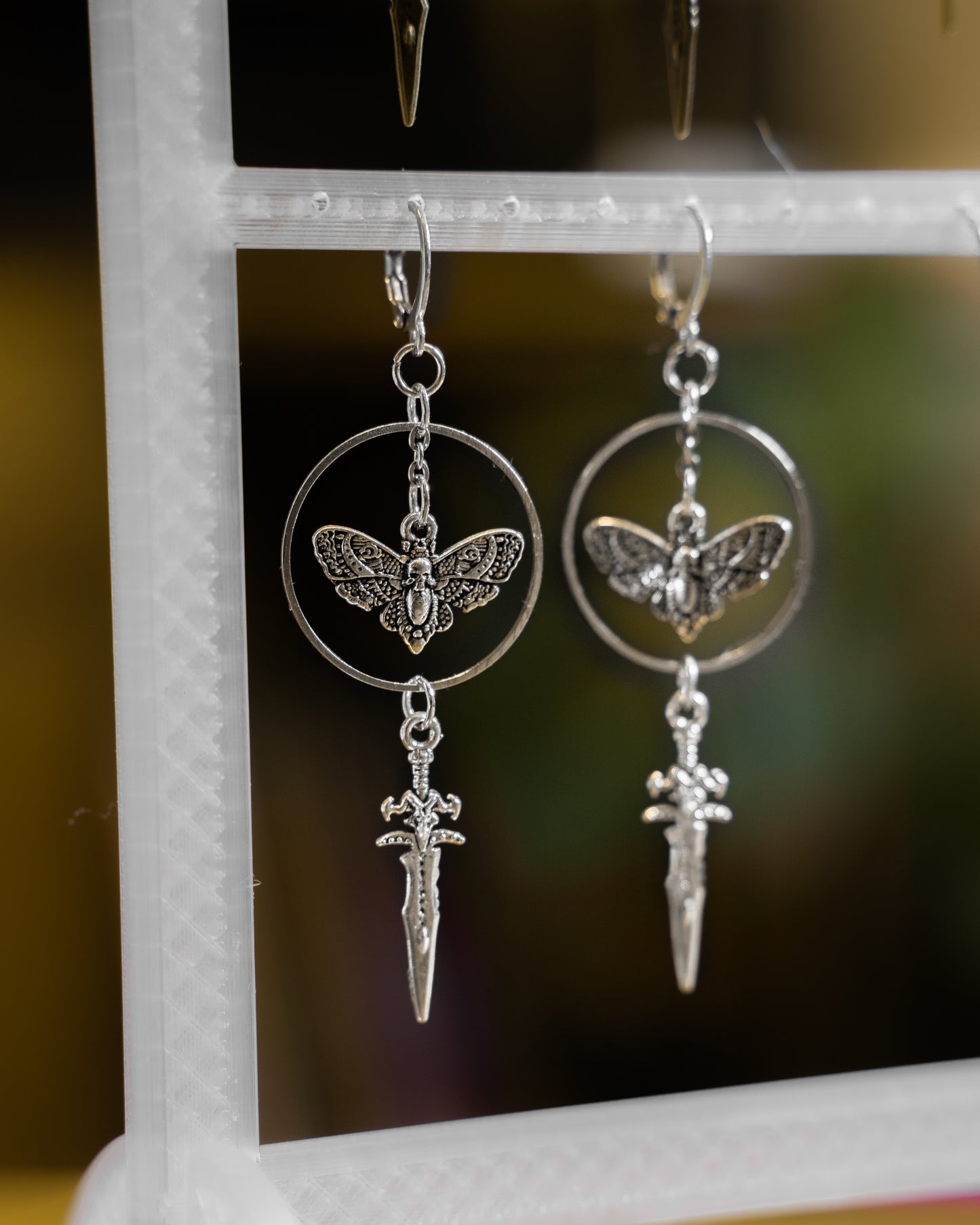 Warrior Moth gold/silber | Ohrringe