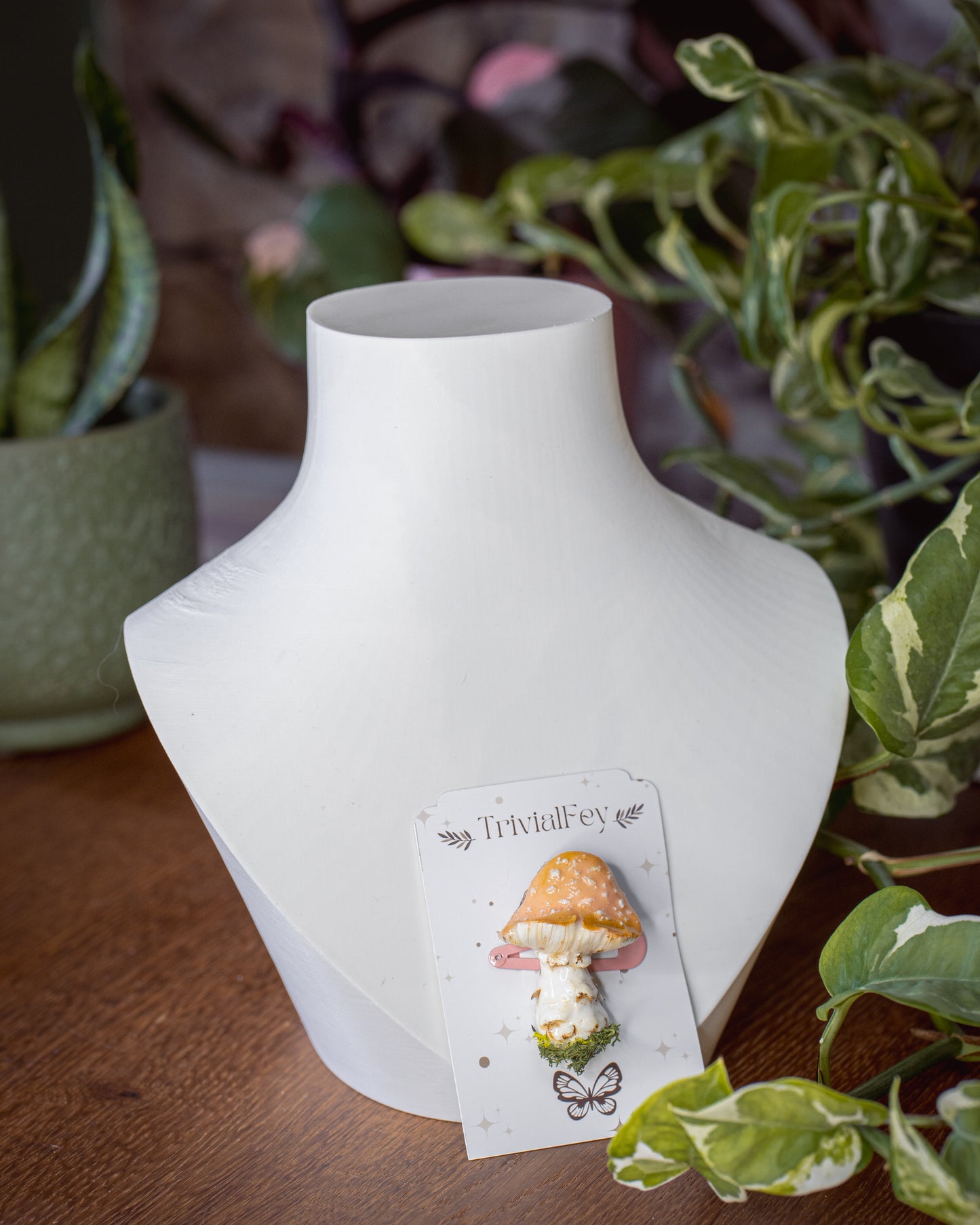 Red Fly Agaric Amanita muscaria Necklace