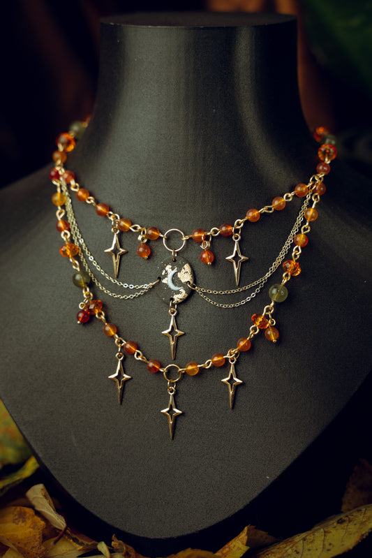 Mystic Moon Orange | Halskette