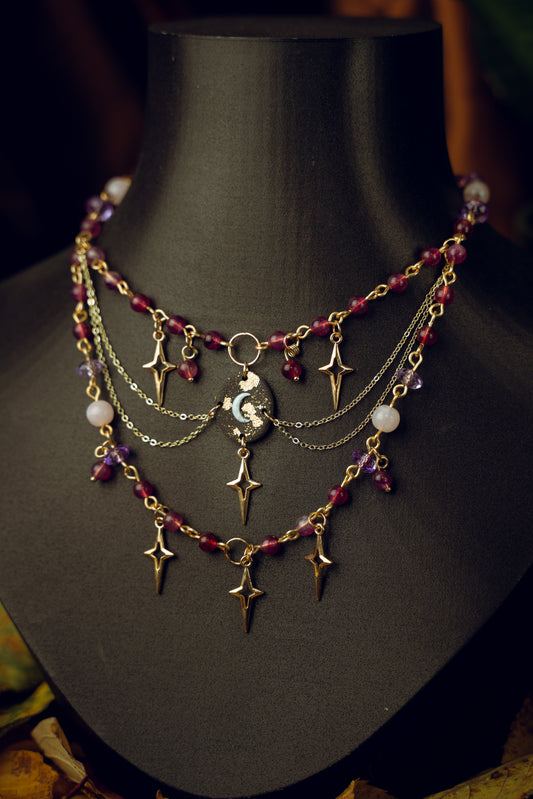 Mystic Moon Purple | Halskette