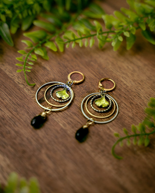 Lucky Leaf, Japanisches Ginkgo Blatt | Ohrringe | TRIVIALFEY