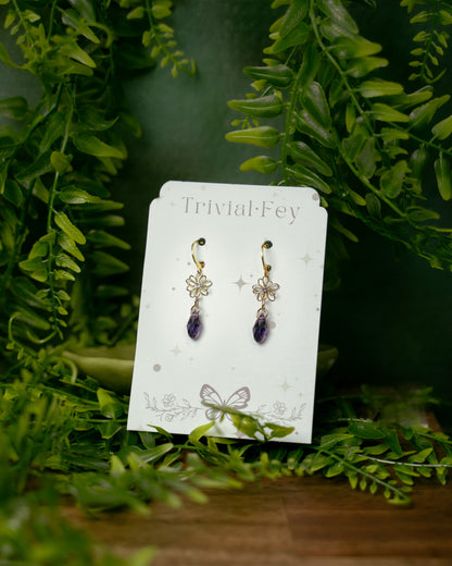 Flower Drop, Abstrakte Blumenanhänger | Ohrringe | TRIVIALFEY